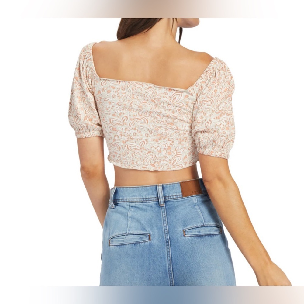 ROXY Cropped Printed Top - Picture 8 of 8